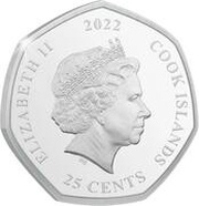 25 Cents - Elizabeth II Wrong Turn obverse image