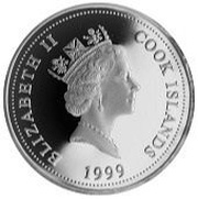 50 Cents - Elizabeth II Dolphins obverse image