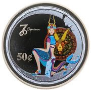 50 Cents - Elizabeth II Capricorn, Cook Islands, 2003 reverse image