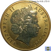 1 Dollar - Elizabeth II 4th Portrait - Ocean Series - Longfin Bannerfish obverse image
