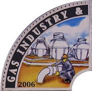 50 Cents - Elizabeth II Oil Production and Gas Industry: 2/4, Cook Islands, 2006 reverse image