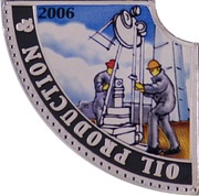 50 Cents - Elizabeth II Oil Production and Gas Industry: 3/4, Cook Islands, 2006 reverse image