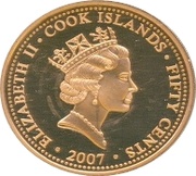 50 Cents - Elizabeth II Penny obverse image