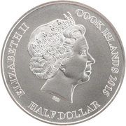 ½ Dollar - Elizabeth II Victoria obverse image