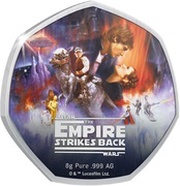 50 Cents - Elizabeth II Empire Strikes Back, Cook Islands, 2020 reverse image