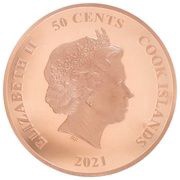 50 Cents - Elizabeth II A Tale as Old as Time obverse image