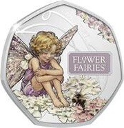 50 Cents - Elizabeth II Candytuft, Cook Islands, 2021 reverse image