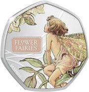 50 Cents - Elizabeth II Jasmine, Cook Islands, 2021 reverse image