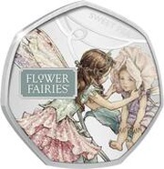 50 Cents - Elizabeth II Sweet Pea, Cook Islands, 2021 reverse image