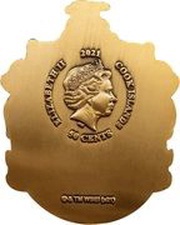 50 Cents - Elizabeth II Hufflepuff obverse image