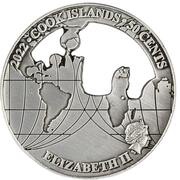 50 Cents - Elizabeth II Brandenburg Gate obverse image