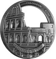 50 Cents - Elizabeth II The Colosseum, Cook Islands, 2022 reverse image