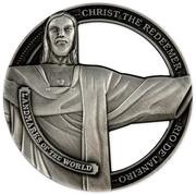 50 Cents - Elizabeth II Christ the Redeemer, Cook Islands, 2022 reverse image