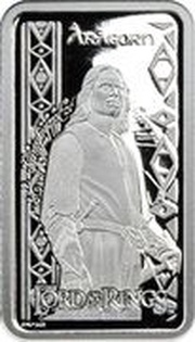½ Dollar - Elizabeth II Posthumous; Aragorn, Cook Islands, 2023 reverse image