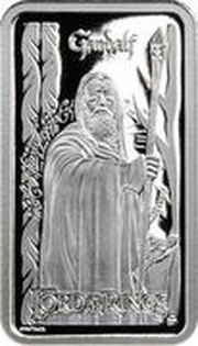 ½ Dollar - Elizabeth II Posthumous; Gandalf, Cook Islands, 2023 reverse image