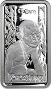 ½ Dollar - Elizabeth II Posthumous; Gollum, Cook Islands, 2023 reverse image