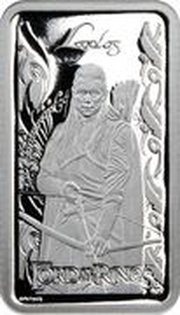½ Dollar - Elizabeth II Posthumous; Legolas, Cook Islands, 2023 reverse image