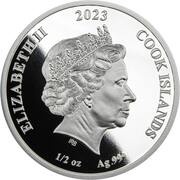 ½ Dollar - Elizabeth II Posthumous; FIFA Women's World Cup 2023: Official Trophy obverse image