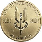 1 Dollar - Elizabeth II 4th Portrait - 50th Anniversary ASAS, Australia, 2007 reverse image