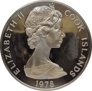 1 Dollar - Elizabeth II 2nd portrait; Captain James Cook obverse image