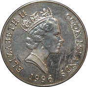 1 Dollar - Elizabeth II Jackass penguins obverse image