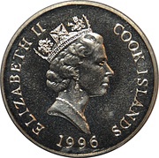 1 Dollar - Elizabeth II Heaviside’s dolphins obverse image