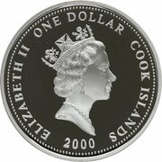 1 Dollar - Elizabeth II Queen Mother 100th Birthday obverse image
