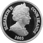 1 Dollar - Elizabeth II Playboy, Cook Islands, 2003 obverse image