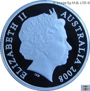 1 Dollar - Elizabeth II 4th Portrait - Coat of Arms - Silver Proof obverse image