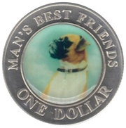 1 Dollar - Elizabeth II Boxer reverse image
