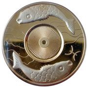 1 Dollar - Elizabeth II Pisces, Cook Islands, 2003 reverse image