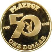 1 Dollar - Elizabeth II Playboy, Cook Islands, 2003-2004 reverse image