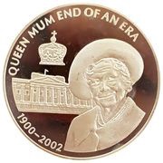 1 Dollar - Elizabeth II Queen Mum, Cook Islands, 2004 reverse image