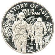 1 Dollar - Elizabeth II Vietnam War, Cook Islands, 2004 reverse image