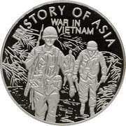 1 Dollar - Elizabeth II Vietnam War, Cook Islands, 2004 reverse image