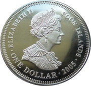1 Dollar - Elizabeth II Battle of Trafalgar obverse image