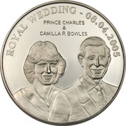 1 Dollar - Elizabeth II Royal Wedding, Cook Islands, 2005 reverse image