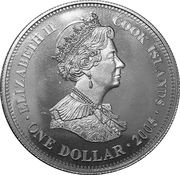 1 Dollar - Elizabeth II Battle of Trafalgar obverse image