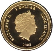 1 Dollar - Elizabeth II Benedict XVI obverse image