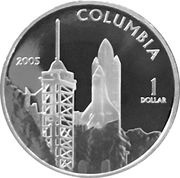 1 Dollar - Elizabeth II Columbia reverse image