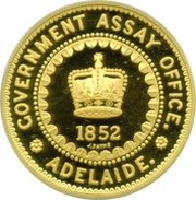 1 Dollar - Elizabeth II Adelaide Gold, Cook Islands, 2005 reverse image
