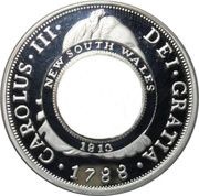 1 Dollar - Elizabeth II 1813 Holey Dollar, Cook Islands, 2005 reverse image