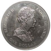1 Dollar - Elizabeth II Wolfgang Amadeus Mozart obverse image