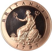 1 Dollar - Elizabeth II 1797 Britannia reverse image