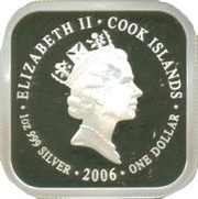1 Dollar - Elizabeth II Square Penny Pattern obverse image
