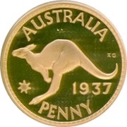 1 Dollar - Elizabeth II 1937 Pattern Penny, Cook Islands, 2007 reverse image