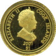 1 Dollar - Elizabeth II 2 Euro Vatican Benedict XVI obverse image
