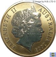 1 Dollar - Elizabeth II 4th Portrait - Land Series - Wombat obverse image