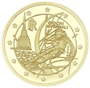1 Dollar - Elizabeth II 2006 Winter Olympics, Cook Islands, 2007 reverse image