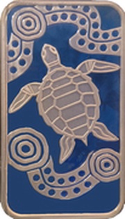1 Dollar - Elizabeth II 4th Portrait - Turtle Dreaming, Australia, 2008 reverse image
